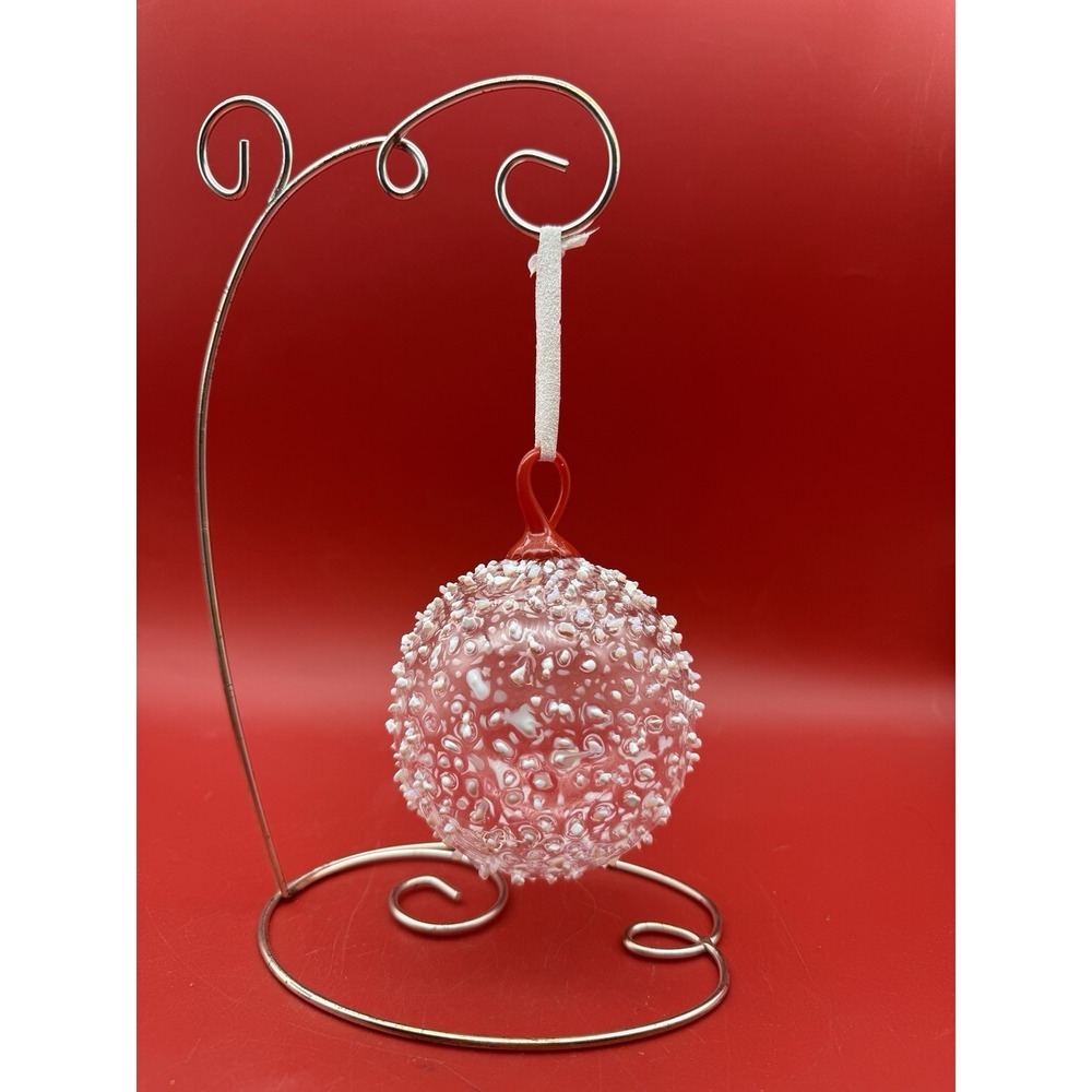 1995 Nordstrom David Levi Mouthblown Christmas Ornament